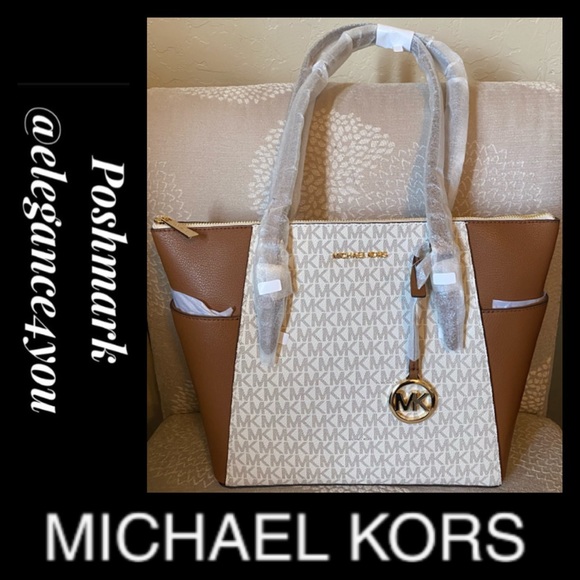 ✨MICHAEL KORS✨Authentic Vanilla Tote NEW! - Picture 1 of 12